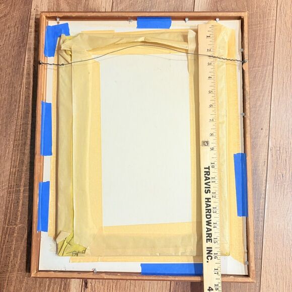 Vintage Pansies Needlepoint Crewel Embroidery FLORAL PANSY Completed 19x15” - Picture 11 of 12